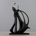 Dancing Couple Resin Figurines Art - Nordic Style Decor