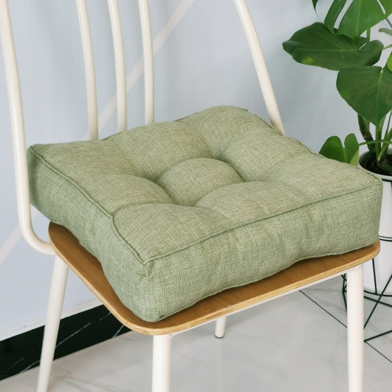 Thickened Candy Coloured Cushion in Imitation Linen Style