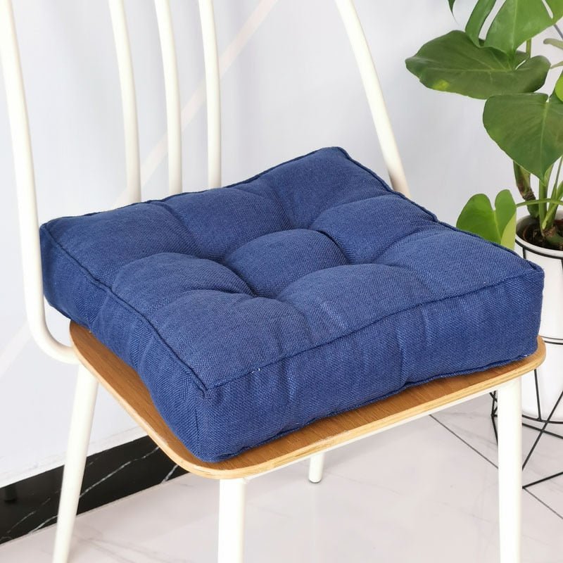 Thickened Candy Coloured Cushion in Imitation Linen Style